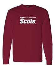 Load image into Gallery viewer, Monmouth College Fighting Scots Long Sleeve Shirt - Cardinal Red
