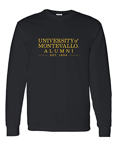 University of Montevallo Alumni Long Sleeve T-Shirt - Black