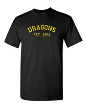 Load image into Gallery viewer, Drexel University Dragons Vintage 1891 T-Shirt - Black
