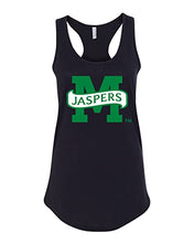 Load image into Gallery viewer, Manhattan College M Jaspers Ladies Tank Top - Black
