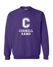 Load image into Gallery viewer, Cornell College Mascot 1 Color Crewneck Sweatshirt - Purple

