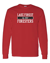 Load image into Gallery viewer, Lake Forest Foresters Long Sleeve T-Shirt - Red
