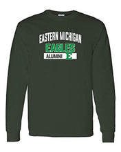 Load image into Gallery viewer, Eastern Michigan Eagles Alumni Two Color Long Sleeve - Forest Green
