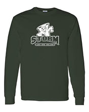 Load image into Gallery viewer, Lake Erie College Storm Long Sleeve T-Shirt - Forest Green
