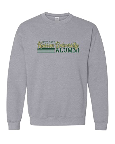 Husson University Alumni Crewneck Sweatshirt - Sport Grey