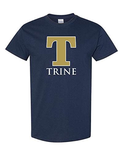 Trine University 2 Color T T-Shirt - Navy