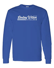 Load image into Gallery viewer, Vintage Lindsey Wilson College Long Sleeve T-Shirt - Royal
