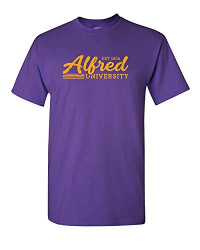 Vintage Alfred University T-Shirt - Purple
