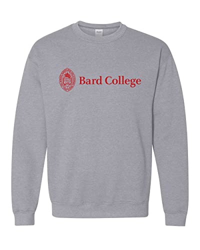 Bard College Official Logo Crewneck Sweatshirt - Sport Grey