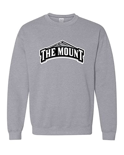 Mount St. Mary's The Mount Crewneck Sweatshirt - Sport Grey