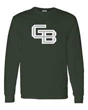 Load image into Gallery viewer, Wisconsin-Green Bay GB Long Sleeve T-Shirt - Forest Green
