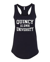 Load image into Gallery viewer, Quincy University Alumni Ladies Tank Top - Black
