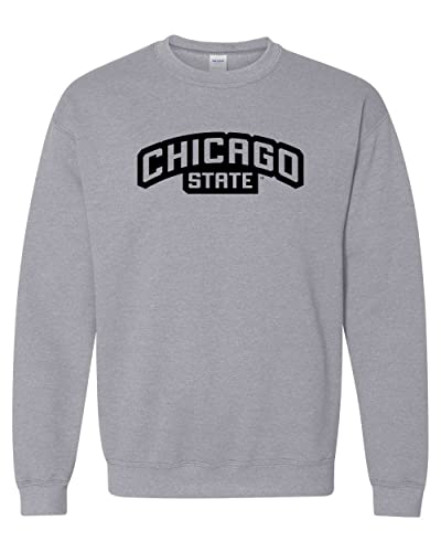 Chicago State University Crewneck Sweatshirt - Sport Grey