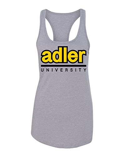 Adler University Ladies Tank Top - Heather Grey