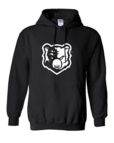 Bob Jones University Mascot Head Hooded Sweatshirt - Black