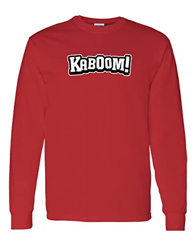 Bradley University Kaboom Long Sleeve T-Shirt - Red