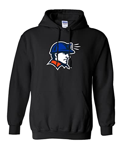 Wisconsin Platteville Pioneer Pete Hooded Sweatshirt - Black