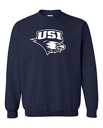 University of Southern Indiana USI One Color Crewneck Sweatshirt - Navy