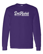 Load image into Gallery viewer, Vintage Des Moines University Long Sleeve T-Shirt - Purple

