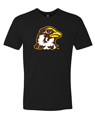 Quincy University Full Color Logo Soft Exclusive T-Shirt - Black