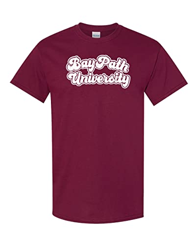 Bay Path University Block Letters T-Shirt - Maroon