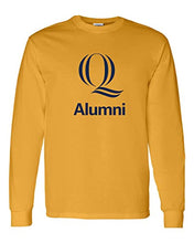 Load image into Gallery viewer, Quinnipiac University Alumni Long Sleeve Shirt - Gold
