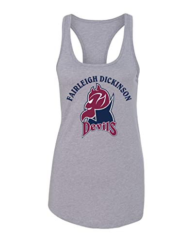 Fairleigh Dickinson Devils Ladies Tank Top - Heather Grey