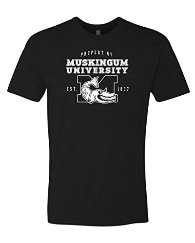 Property of Muskingum University Exclusive Soft Shirt - Black