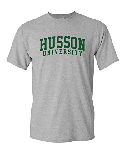 Husson University T-Shirt - Sport Grey