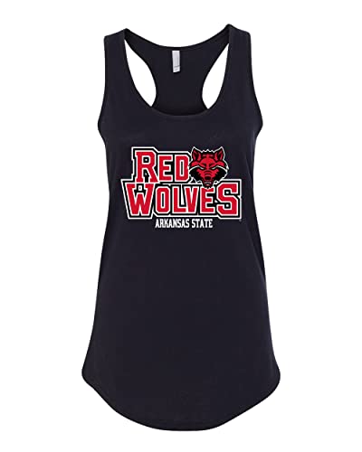 Arkansas State Red Wolves Ladies Tank Top - Black