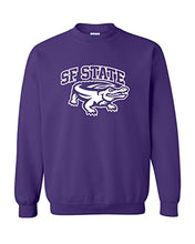 Load image into Gallery viewer, San Francisco SF State Gators Crewneck Sweatshirt - Purple
