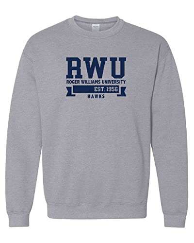 Roger Williams University Crewneck Sweatshirt - Sport Grey