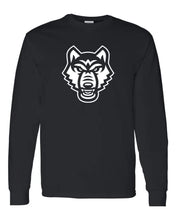 Load image into Gallery viewer, University of West Georgia Mascot Long Sleeve Shirt - Black
