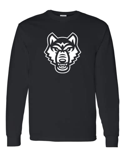 University of West Georgia Mascot Long Sleeve Shirt - Black