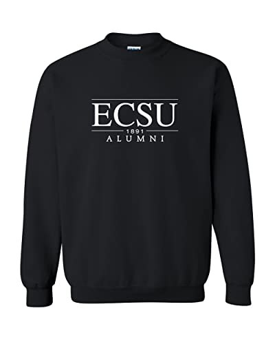 Elizabeth City State ECSU Alumni Crewneck Sweatshirt - Black