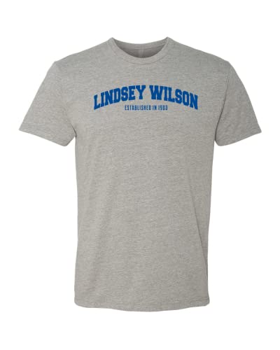 Lindsey Wilson College Block Soft Exclusive T-Shirt - Dark Heather Gray