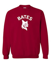 Load image into Gallery viewer, Bates College Bobcats Crewneck Sweatshirt - Cardinal Red
