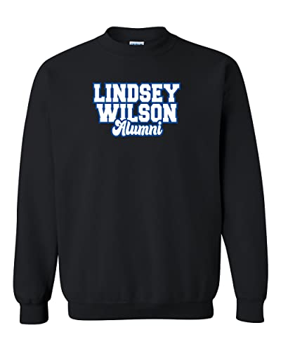 Lindsey Wilson College Alumni Crewneck Sweatshirt - Black