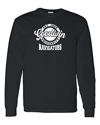 Goodwin University Navigators Long Sleeve T-Shirt - Black
