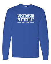 Load image into Gallery viewer, Wisconsin Platteville Pioneers Long Sleeve Shirt - Royal

