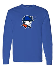 Load image into Gallery viewer, Wisconsin Platteville Pioneer Pete Long Sleeve Shirt - Royal
