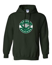 Load image into Gallery viewer, Babson Beavers Circle Logo Hooded Sweatshirt - Forest Green

