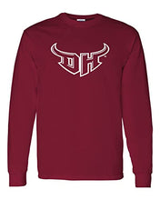 Load image into Gallery viewer, Cal State Dominguez Hills DH Long Sleeve T-Shirt - Cardinal Red
