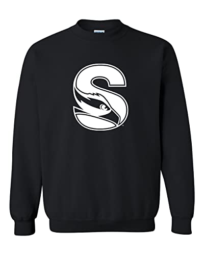 Stockton University S Crewneck Sweatshirt - Black