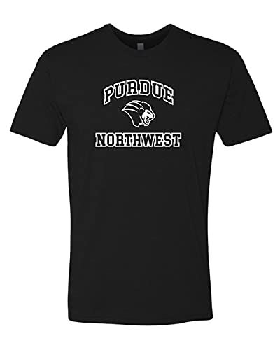 Purdue Northwest Stacked One Color Exclusive Soft Shirt - Black