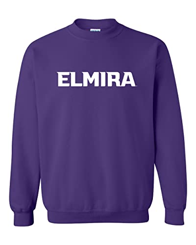 Elmira College Crewneck Sweatshirt - Purple