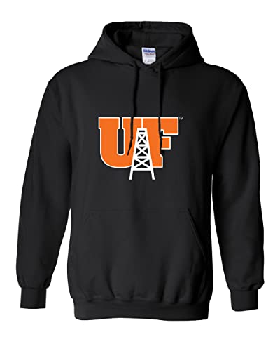 University of Findlay UF Two Color Hooded Sweatshirt - Black