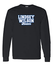 Load image into Gallery viewer, Lindsey Wilson College Alumni Long Sleeve T-Shirt - Black
