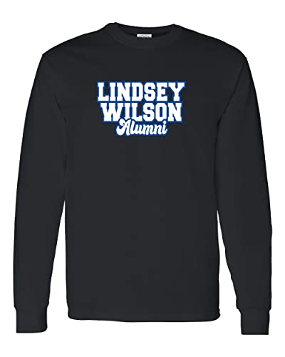 Lindsey Wilson College Alumni Long Sleeve T-Shirt - Black