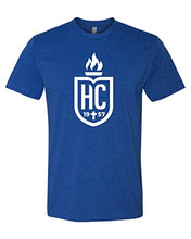 Load image into Gallery viewer, Hilbert College Shield Exclusive Soft Shirt - Royal

